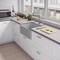 Alfi Brand Gray Matte Smooth Apron 24" x 18" Single Bowl Fireclay Farm Sink ABF2418-GM - alternate 10